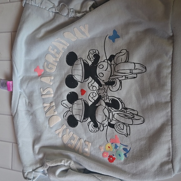 Disney Minnie Mouse Kids Sweatshirt - Light Blue - Picture 2 of 2